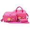 Pink 3-Pieces Bag with Mat BG5505C