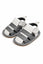 JF Grey & White Summer Rubber-Soled Sandals for Boys SDL7560B