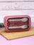 Red & Brick Red Portable Rectangle Lunch Box With Spoon Set 800 ML BCP1059C