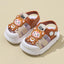 Brown Children's Outdoor Sandals Non-Slip Summer Sandals SDL7550B