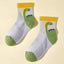 5 Pcs Dinosaur Crew Socks - Breathable Cotton Blend, Perfect for Spring & Fall SK3024A
