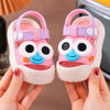 Children Pink Lightweight Breathable Sandals - Non-Slip PVC Sole with Hook & Loop Closure, Low-Top Open-Toe Casual Suitable for Spring Summer Sandals SDL7573B