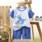 Blue Home in the Ocean 2 Pc Set NS6052B