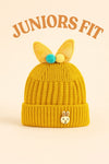 Mustard Color Baby Girls Fashion Warm Winter Wool Cap (0 Months - 24 Months) CP5095A