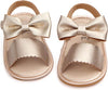 Golden Color Fashion Cute Leather Bow Princess Sandals SDL7515A