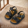 Fashionable Black Beach Sandals for Little Girls with a Soft, Non-Slip Sole Sandals SDL7575B
