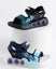 Children's Black Lightweight Breathable Sandals - Non-Slip PVC Sole with Hook & Loop Closure, Low-Top Open-Toe Casual Suitable for Spring Summer Sandals SDL7570B