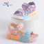 Children's Pink Lightweight Breathable Sandals - Non-Slip PVC Sole with Hook & Loop Closure, Low-Top Open-Toe Casual Suitable for Spring Summer Sandals SDL7570C