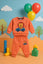 Orange Lion Design Baby sweatshirt & Trouser Set - Soft Fleece Stuff, Machine Washable - Perfect for Winter, Perfect for Outdoor TS6419O