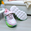 Pink with Laces & Lighting Sole Jogger Shoes SH7050A