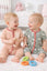 2pcs Adorable Baby Cotton Rompers Set - Grey & Pink BS6430D