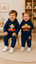 Navy Blue Cartoon Design Baby sweatshirt & Trouser Set - Soft Fleece Stuff, Machine Washable - Perfect for Winter, Perfect for Outdoor TS6419P