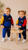 King Design Baby Hoodie & Trouser Set - Soft Fleece Stuff, Machine Washable - Perfect for Winter, Perfect for Outdoor TS6419E