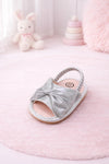 JF Silver Color Summer Rubber-Soled Sandals for Girls SDL7559B