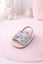 JF Silver Color Summer Rubber-Soled Sandals for Girls SDL7559B