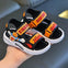 Summer Black New Fashionable Boys' Breathable Open-Toe Sandals, Lightweight and Comfortable, Anti-slip Sandals Suitable for Indoor, Outdoor, Beach, Four Seasons Sandals SDL7552A