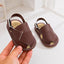 JF Chocolate Brown Summer Rubber-Sole Sandals for Boy SDL7588E