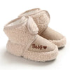Cream Color Baby Fleece Warm Shoes SH7152D