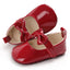 Maroon Baby Princess Soft Sole Booties BTS9114C
