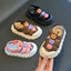 New Youngsters Girls' Brown Color Cartoon Character Sandals - Soft PVC Lightweight| Playful Youngsters' Sandals SDL7553B