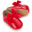 Red Bow Soft Sole Booties BTS9115C