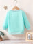 Emerald Baby Girl's New Sweatshirt For Winter/Autumn, Cartoon Owls Giraffe Butterfly Pattern Print Long Sleeve Crew Neck Top SS6096B