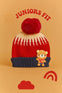 Red Baby Cartoon Fashion Knitted Warm Winter Wool Cap (6 Months -3 Years) CP5094A
