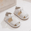 JF Pearl White Summer Rubber-Sole Sandals for Boy SDL7595B