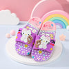 Purple Kittie Love Softy Casual Slipper SLP8008B