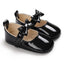 Black Baby Princess Soft Sole Booties BTS9114B