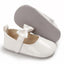 White Baby Princess Soft Sole Booties BTS9114D