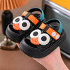 Children Black Lightweight Breathable Sandals - Non-Slip PVC Sole with Hook & Loop Closure, Low-Top Open-Toe Casual Suitable for Spring Summer Sandals SDL7573C