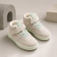 JF Hight Quality Pistachio Green High Ankle Shoes SH7049A
