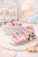 Pink Color Cartoon Design Baby Sandals SDL7563B