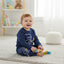 JF 2 PC Navy Dino Autumn & Winter Terry Fabric Track Suit, Sweatshirt and Trouser Set TS6418K