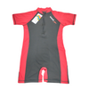 Red & Black Swimming Costume Front Zipper for Girls SWM6151A