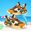 JF Orange Sporty Frog Sneakers Shoes SH7190F