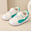 JF Ivory Mini Sporty Velcro Sneakers Shoes SH7193C