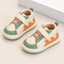 JF Sega Green & Rust Orange Baby Dino Adventure Booties BTS9128C