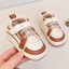 JF Cream & Caramel Baby Retro Sport Booties BTS9128D