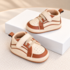 JF Cream & Caramel Baby Retro Sport Booties BTS9128D