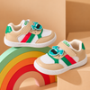 JF Beige, White & Green Baby Sporty Mesh Sneakers Shoes SH7196H