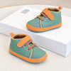 JF Saga Green & Orange Baby Urban Explorer High-Top Booties BTS9129B