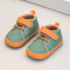 JF Saga Green & Orange Baby Urban Explorer High-Top Booties BTS9129B