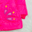 Girls Shocking Pink Butterfly Warm Inner Furr Hooded Puffer Jacket HJ6206A
