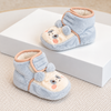 JF Premium Sky Blue Teddy Bear Baby Winter Shoes SH7199C