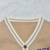 Beige Color Baby Fashion Sweater Cardigan SC6308A