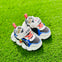 Black & Gray FeKIDS Strap Shoes SH7035A