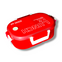 Red Portable Rectangle Lunch Box With Spoon 1000 ML BCP1053F