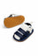 JF Navy Blue & White Summer Rubber-Soled Sandals for Boys SDL7560C